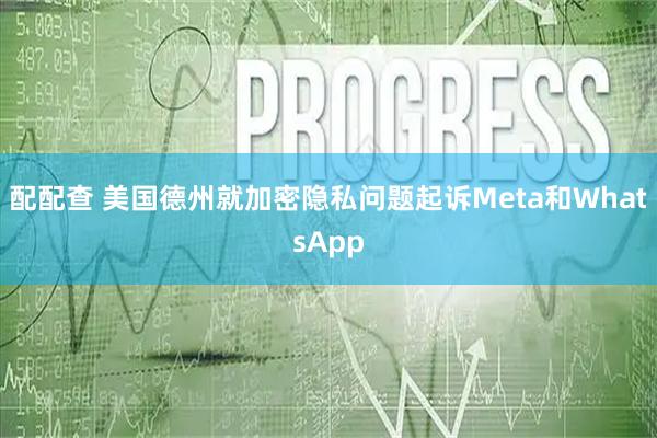 配配查 美国德州就加密隐私问题起诉Meta和WhatsApp