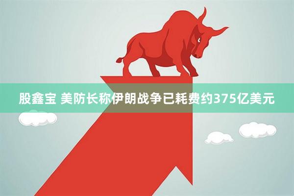股鑫宝 美防长称伊朗战争已耗费约375亿美元